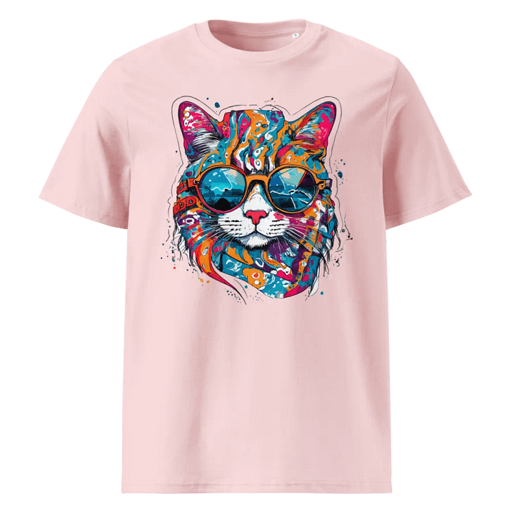 Colorsplash Hippie Katze 4 , Shirt product image (5)
