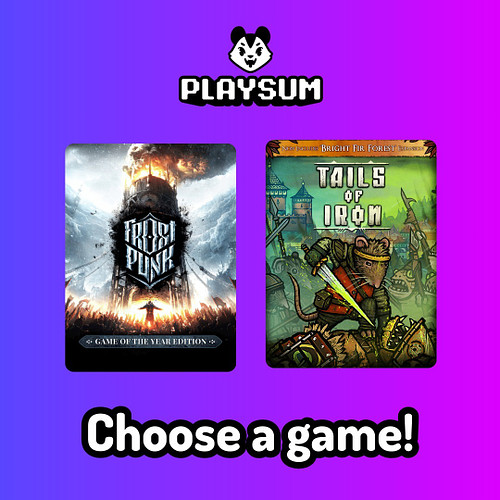 For our next giveaway, we can't choose between Frostpunk GoTY and Tales of Iron 😧

2 great games with upcoming sequels that w...