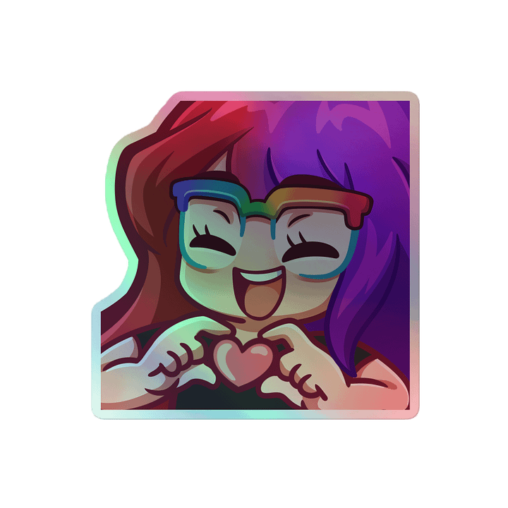 2025 Heart Sam Holo Sticker product image (2)