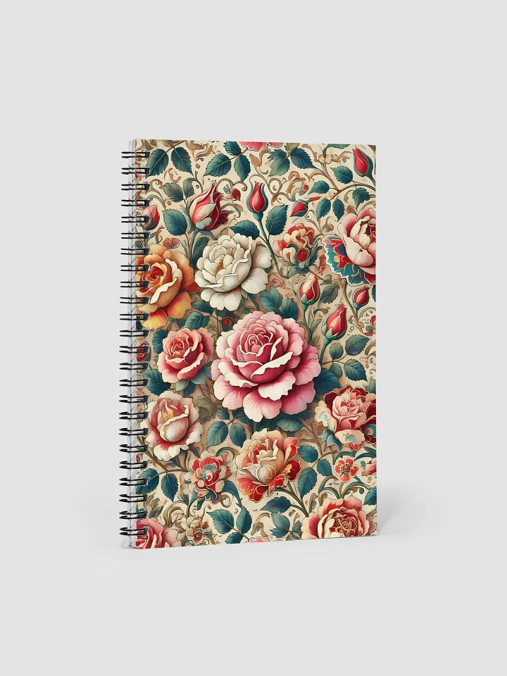 Royal Floral Spiral Notebook product image (1)