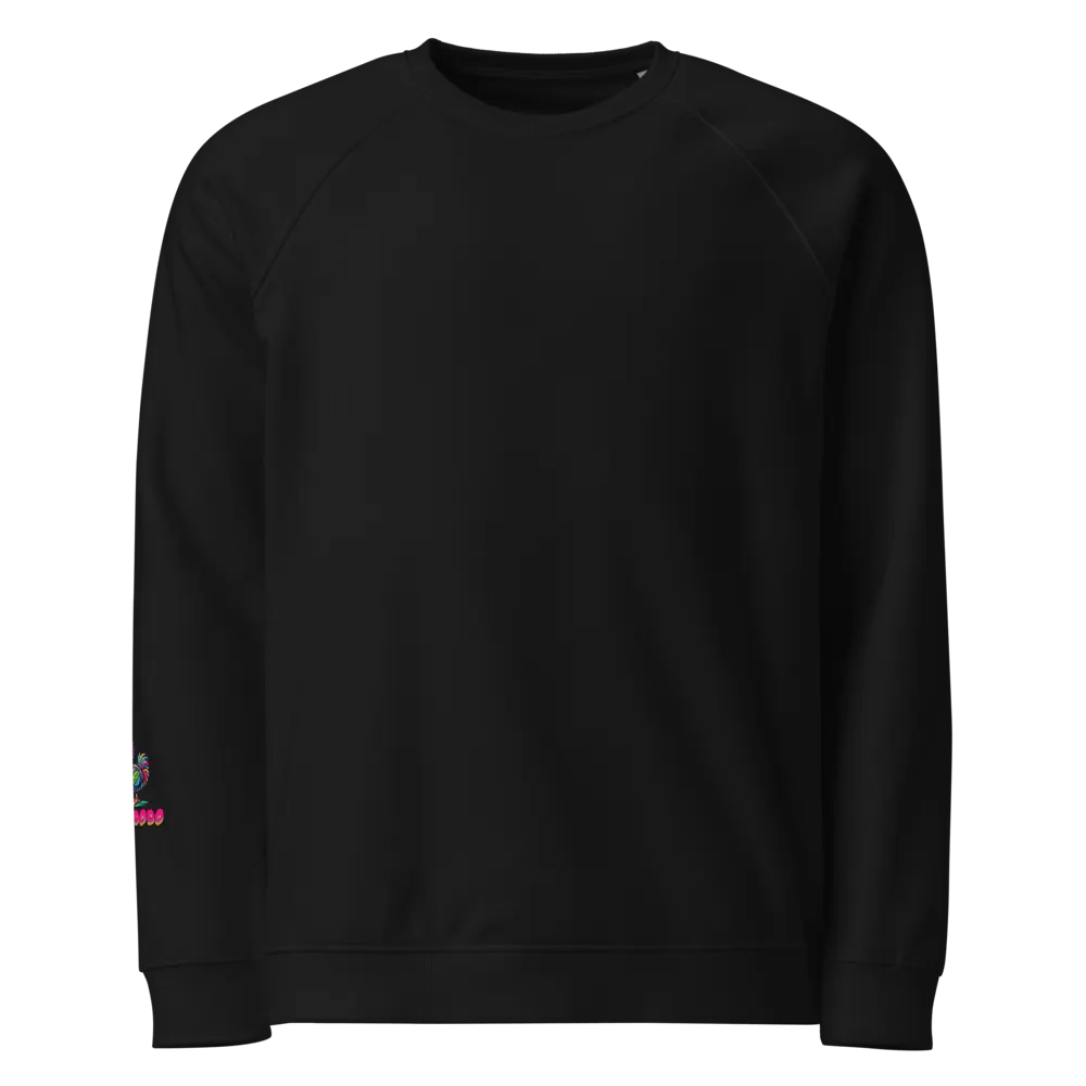 WEIRDODO Unisex Organic Raglan Sweatshirt product image (3)