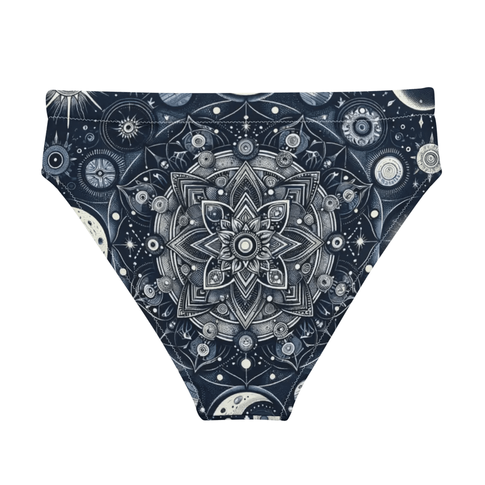 All-Over Print Recycled High Waisted Bikini Bottom product image (1)