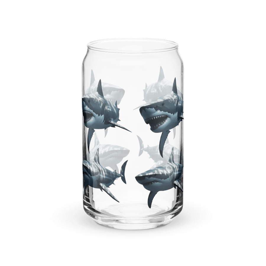 Shark Attack Can-Shaped Glass product image (2)