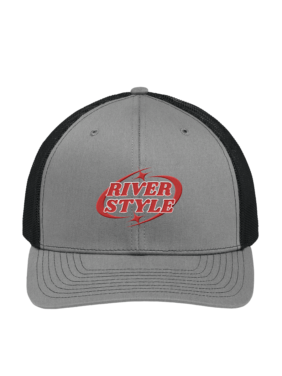 Starry River Style Red Snapback Trucker Hat product image (6)