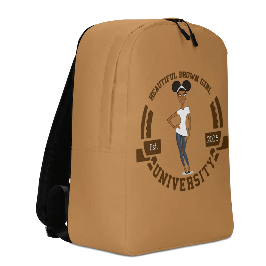 Beautiful Brown Girl University Backpack product image (6)