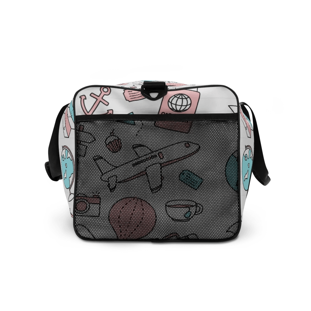 Travel Icons Canvas Duffle Bag product image (10)