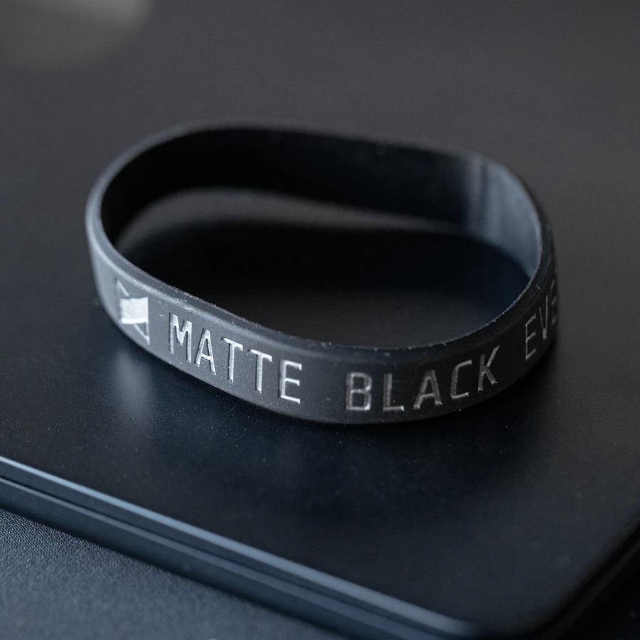 Matte Black Everything Wristband product image (2)