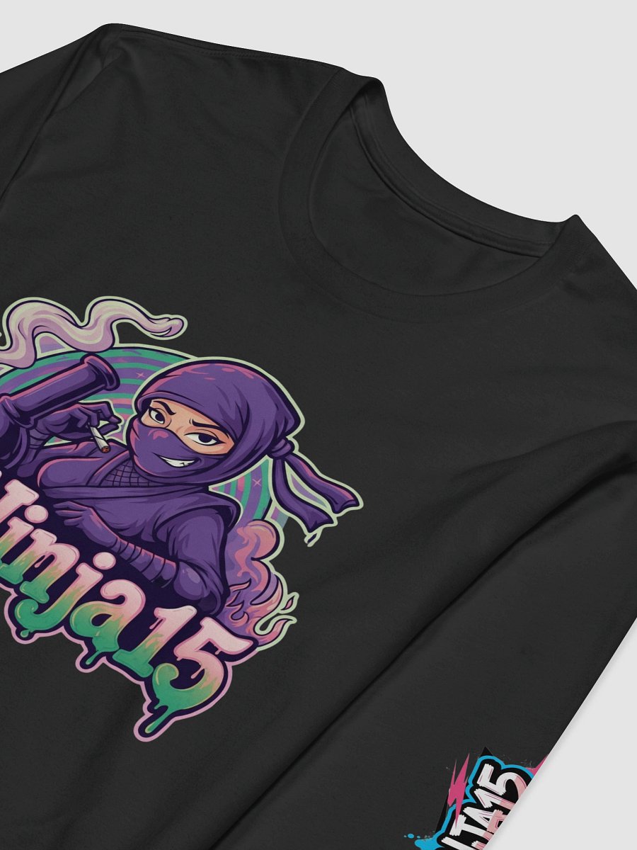 GIRNINJA15 Graffiti Style Long Sleeve Shirt product image (3)