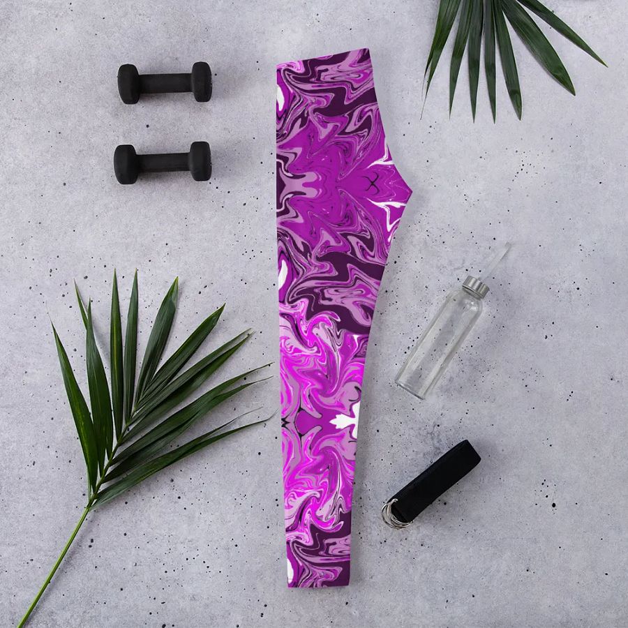 Pink Swirl All-Over Leggings product image (3)