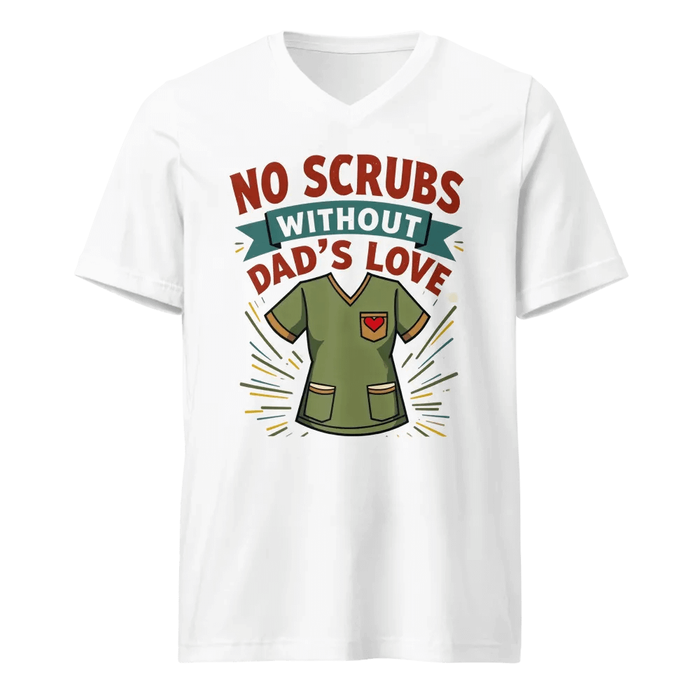 Dad's Love Scrub v-neck Tee product image (5)