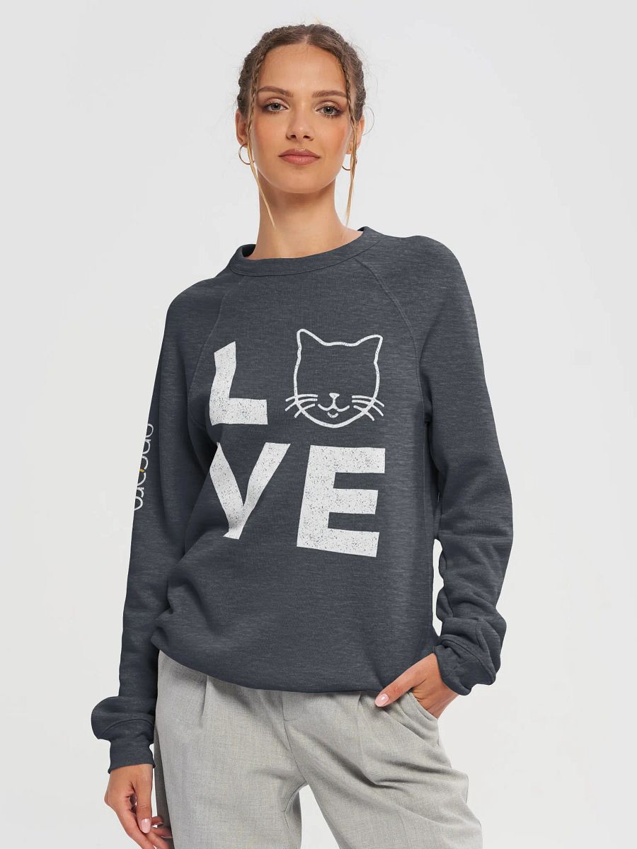 Encore Cat Love Bella & Canvas Sweatshirt product image (4)