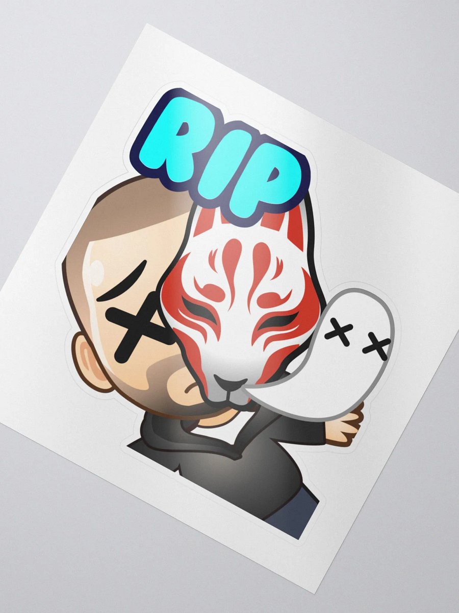 KissCut Sticker RIP Emote product image (2)