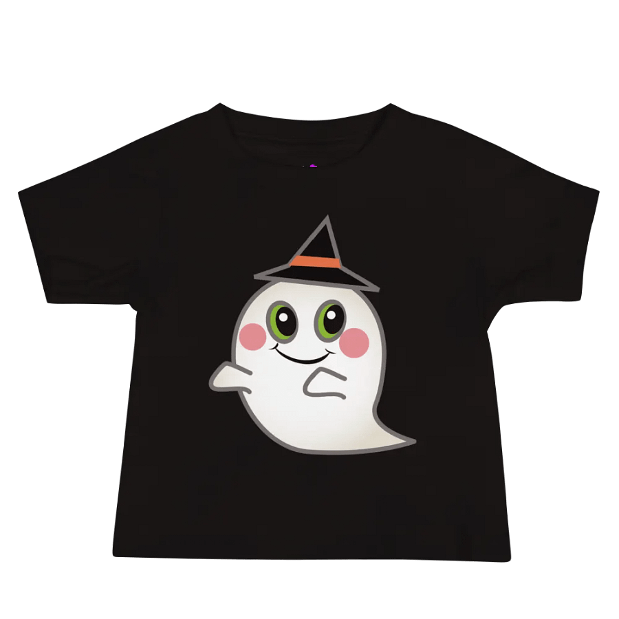Spooky Cute Witch Hat Ghost Baby Tee product image (5)