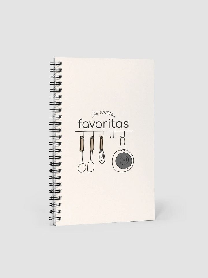 Mis Recetas Favoritas Spiral Notebook product image (1)