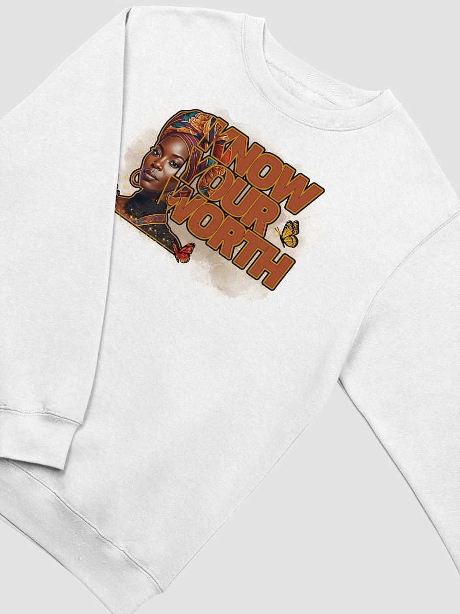 Beautiful Woman, Know Your Worth Premium Sweatshirt product image (4)