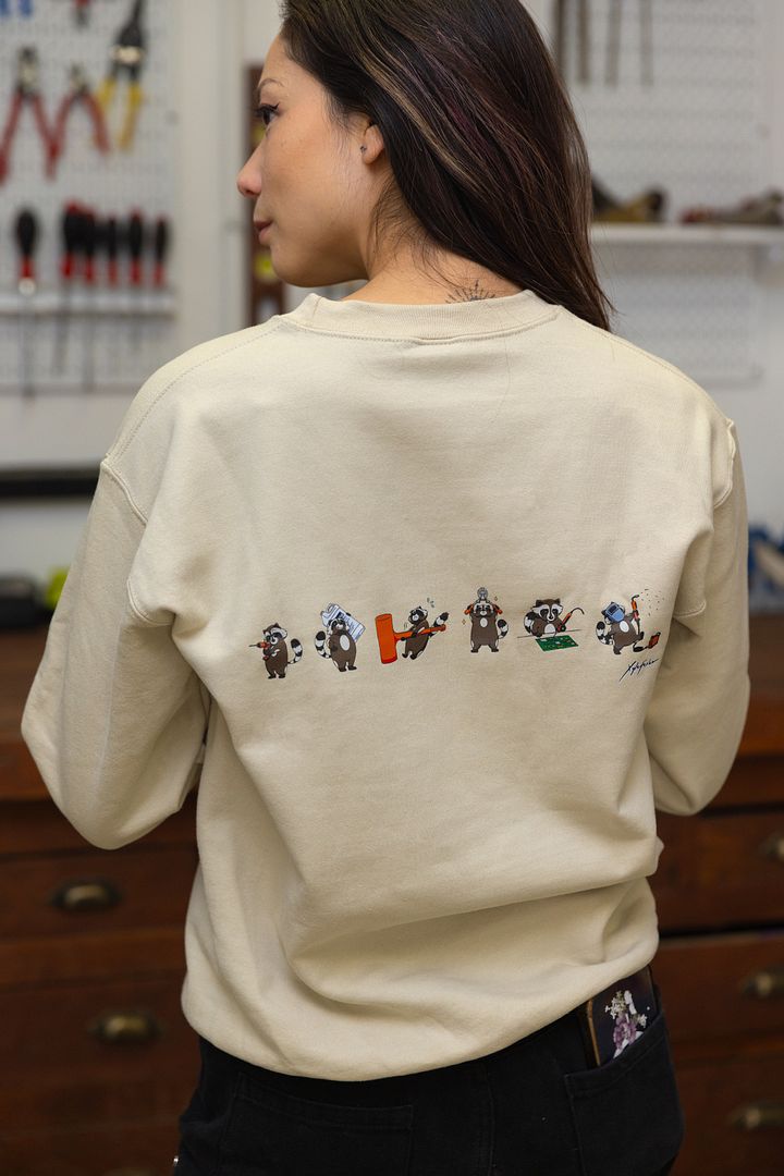 Raccoon on a Rocket on a Pocket Crew product image (2)