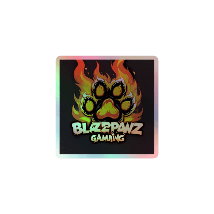 BlazePawzGaming shiny sticker product image (1)
