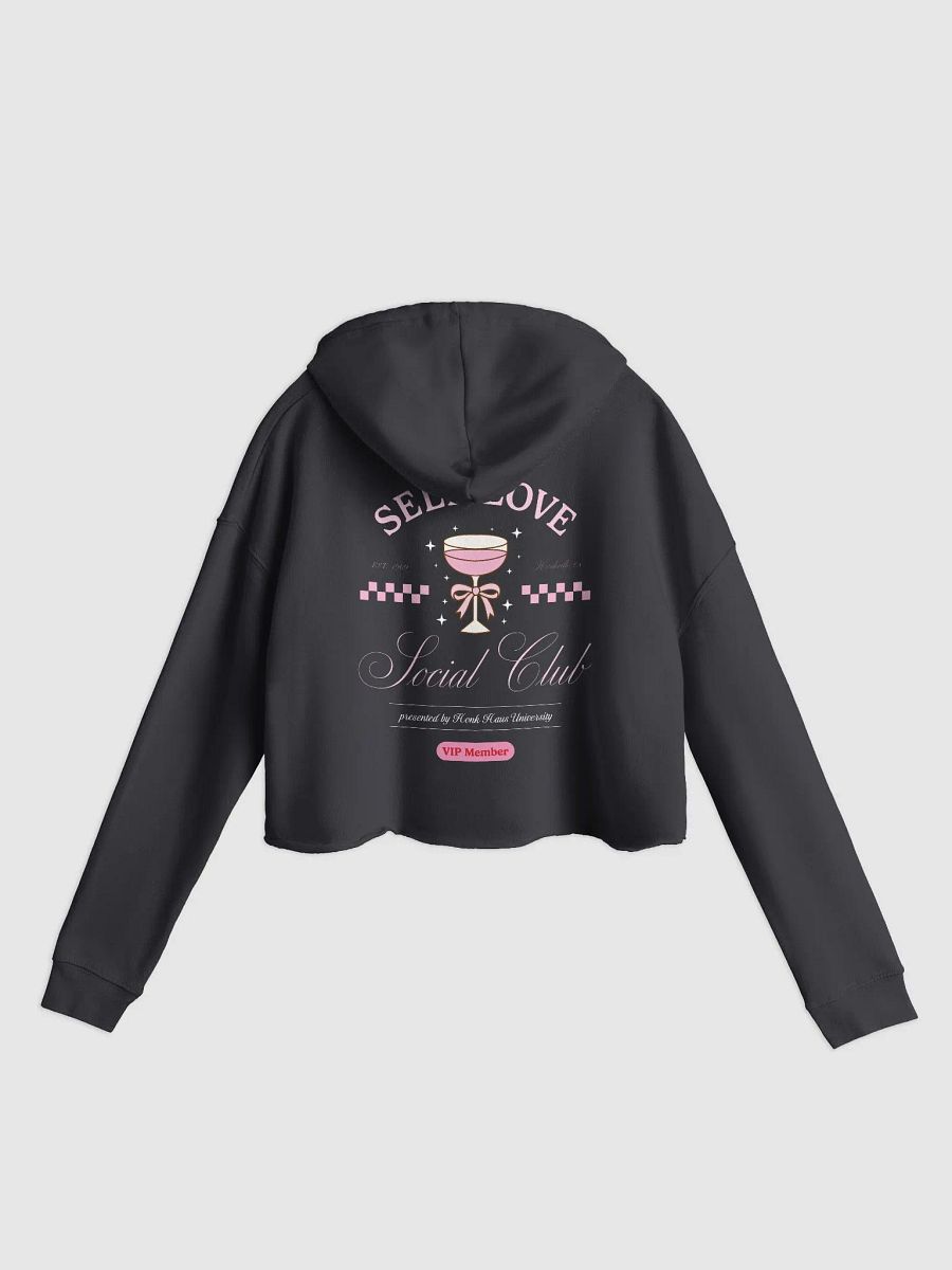 self love club printed cropped hoodie product image (3)