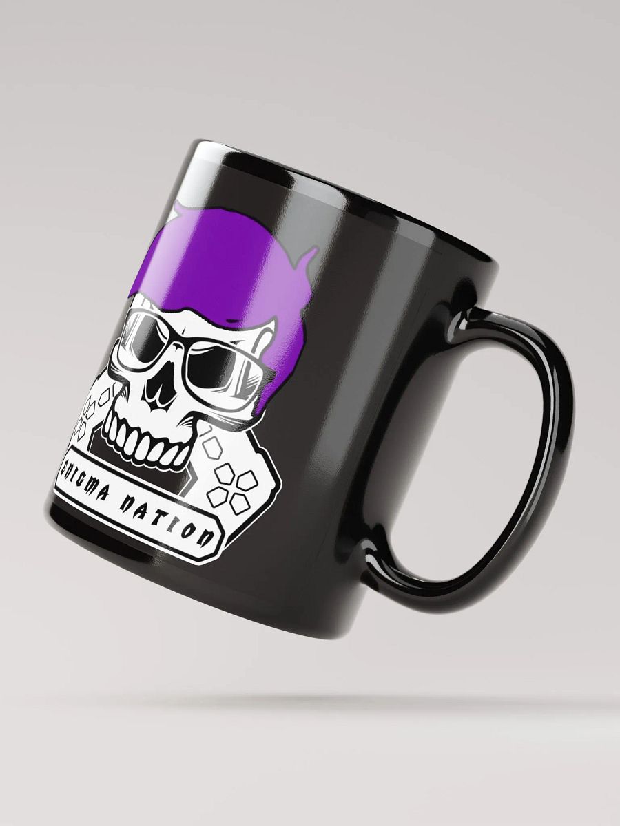 Enigma Nation Black Glossy Mug product image (4)