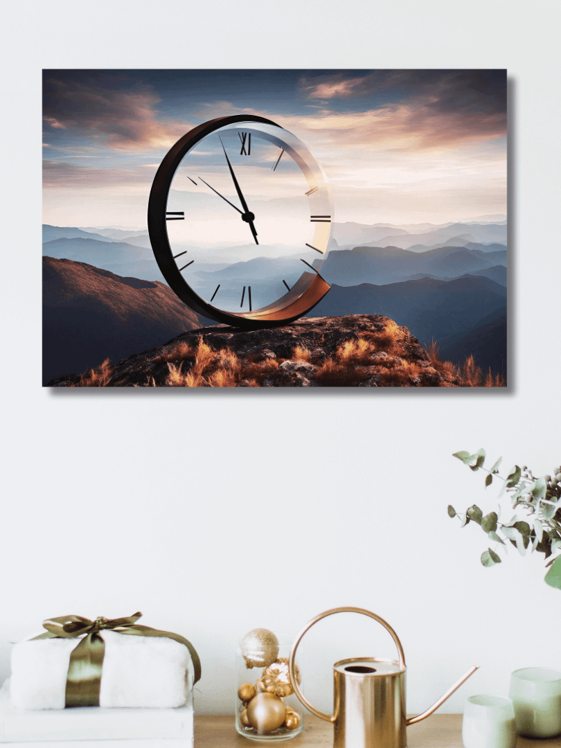 Time Confusion-3 | Canvas Artistic Wall Painting product image (5)
