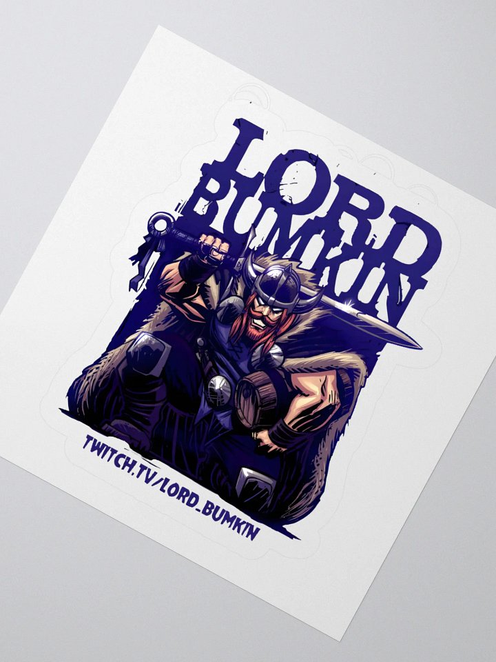 kneeling viking sticker product image (4)