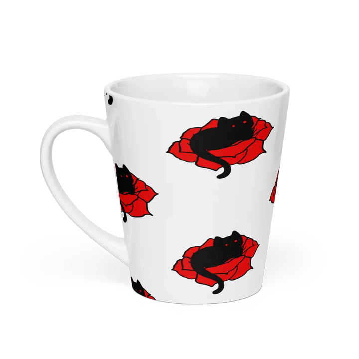 Kitten Rose Latte Mug product image (1)