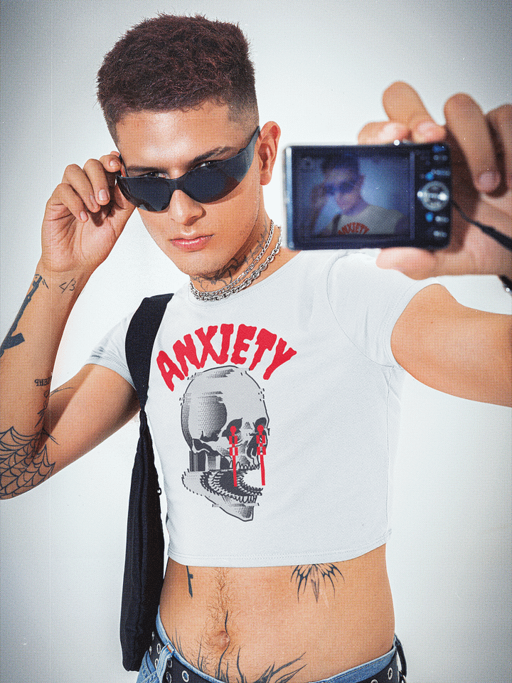 Anxiety crop tee product image (1)