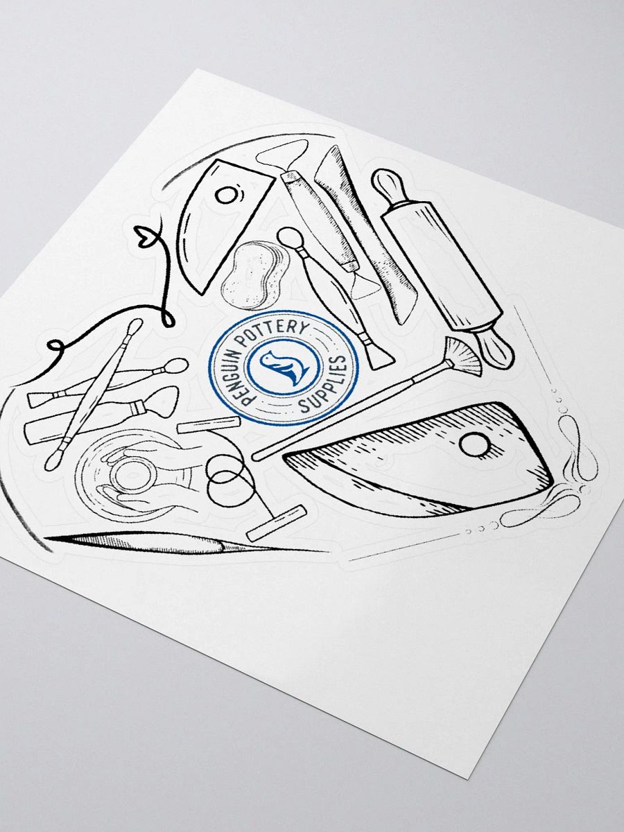 Penguin Pottery Love Sticker Limited Edition product image (3)