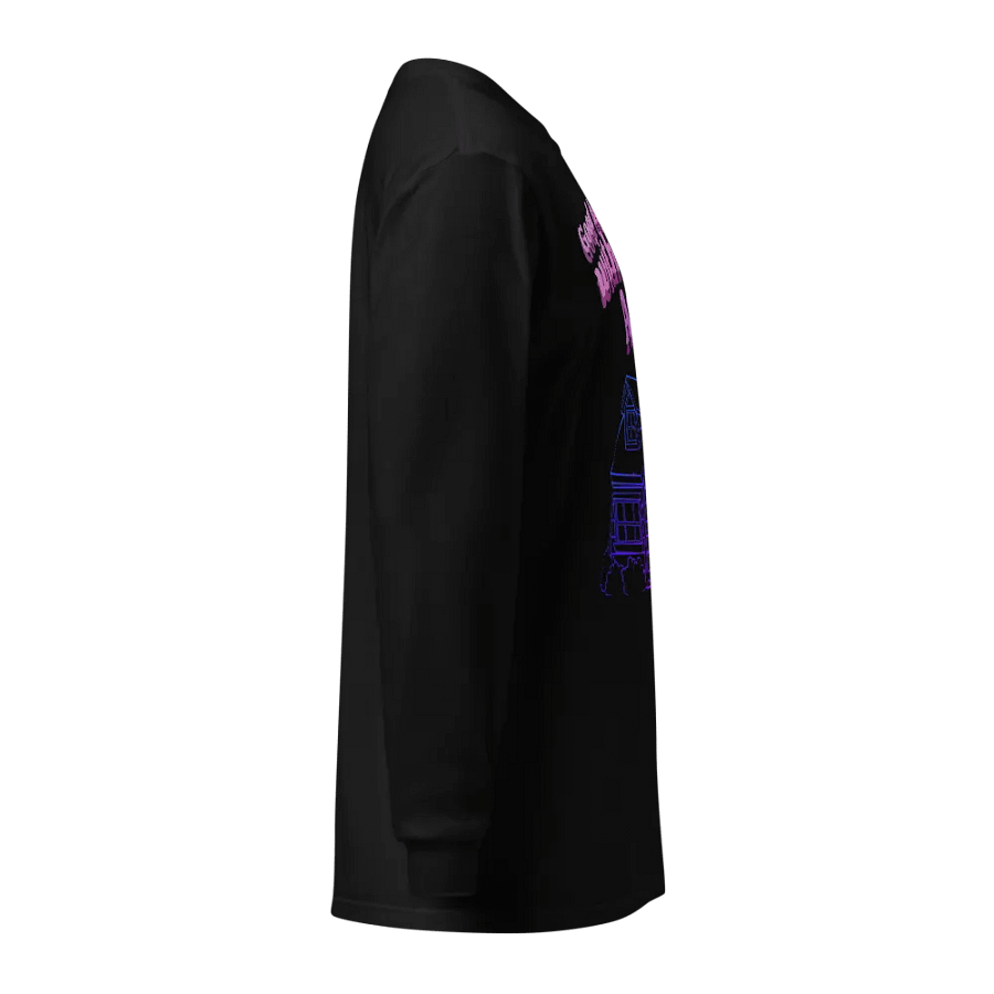 Gradient House Illustration Long Sleeve Shirt product image (6)