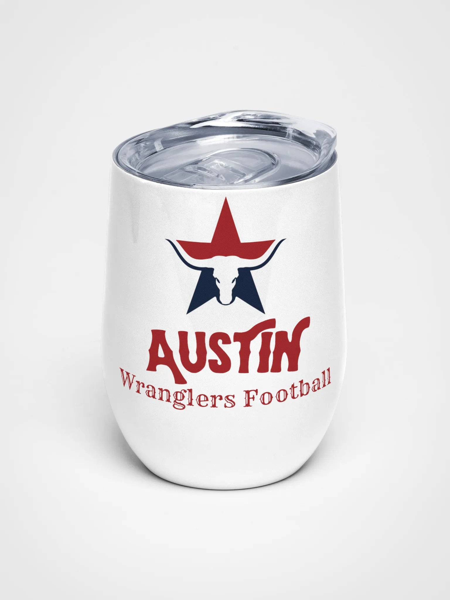 Austin Wranglers Wine Tumbler product image (1)