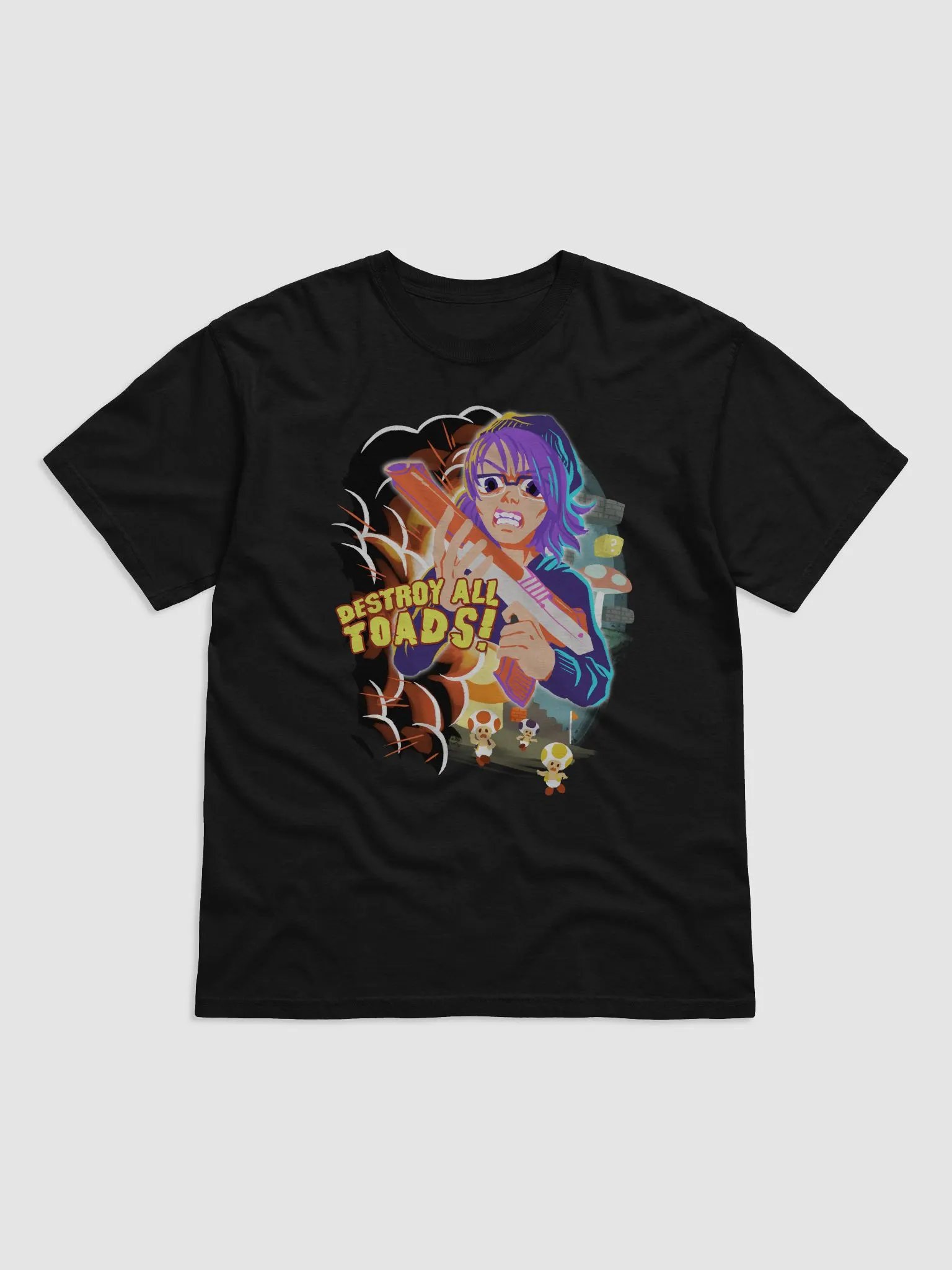 [Vintage] Destroy All Toads! T-Shirt product image (1)