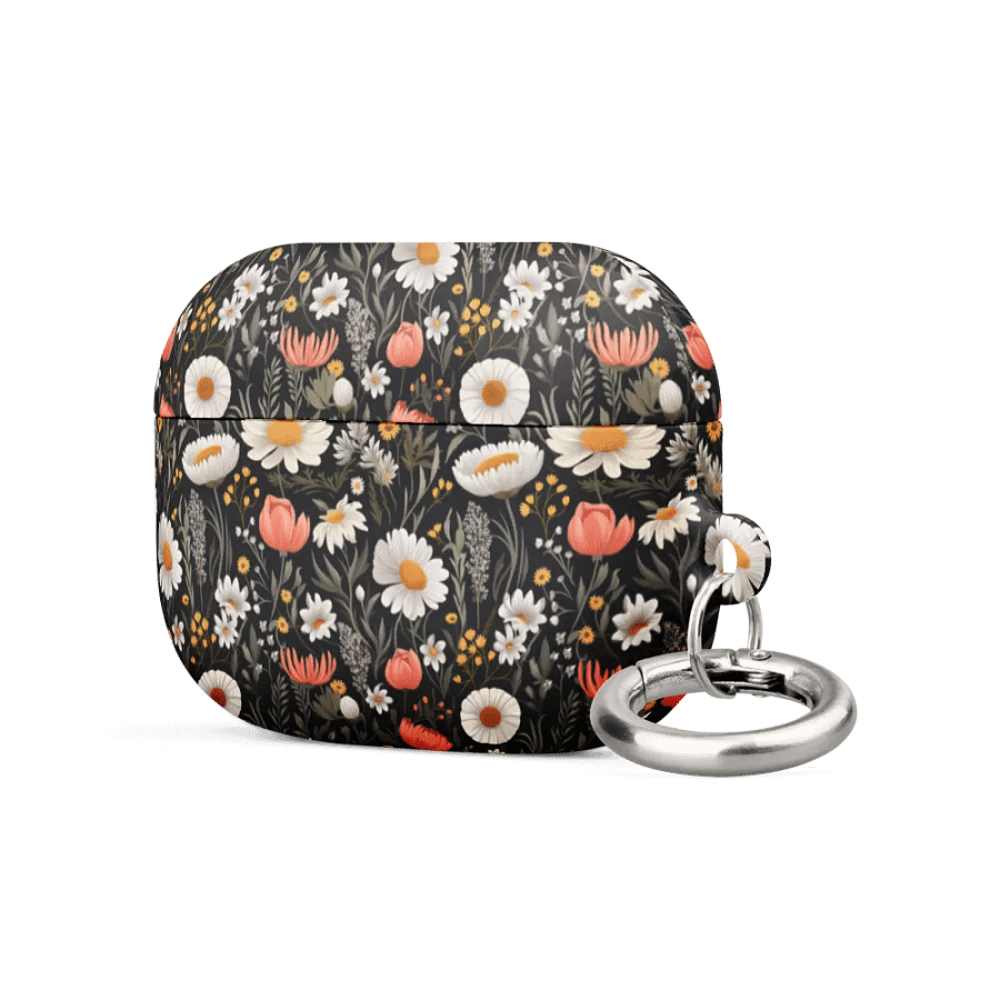 Blossom Elegance: Noir Garden All-Over Print AirPods® Case product image (8)