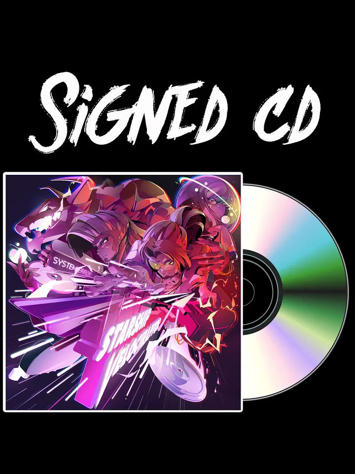 Signed CD - Starship Velociraptor product image (1)