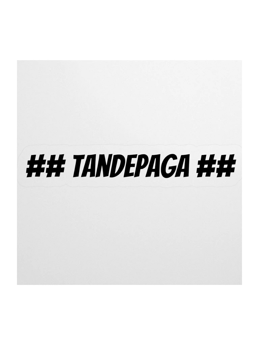 Tandepaga Sticker product image (4)