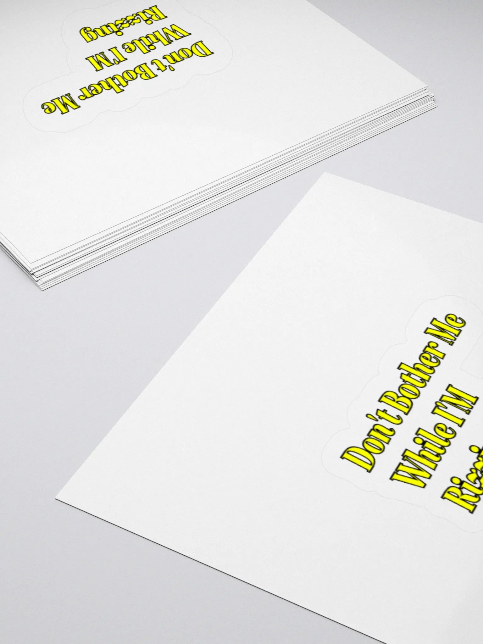 Don't Bother Me While I'm Rizzing Sticker product image (4)