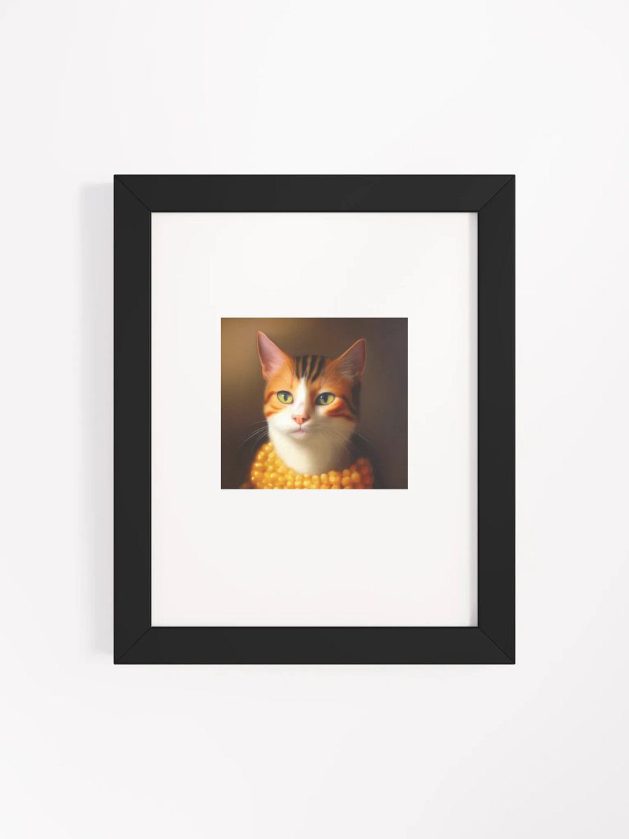 Striped Feline Charm Matte Artprint product image (20)