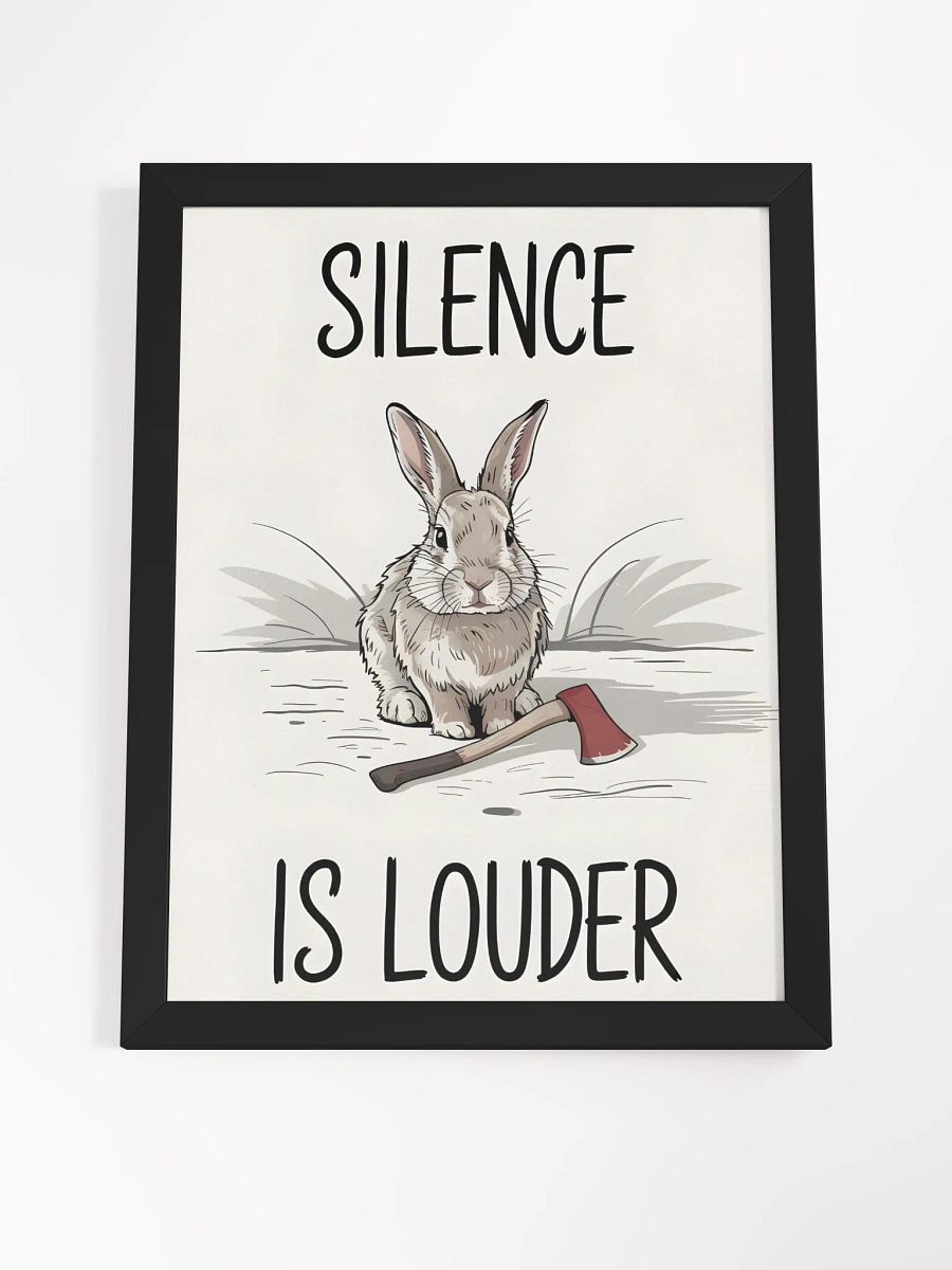 Silent Rabbit Axe Framed Poster product image (4)