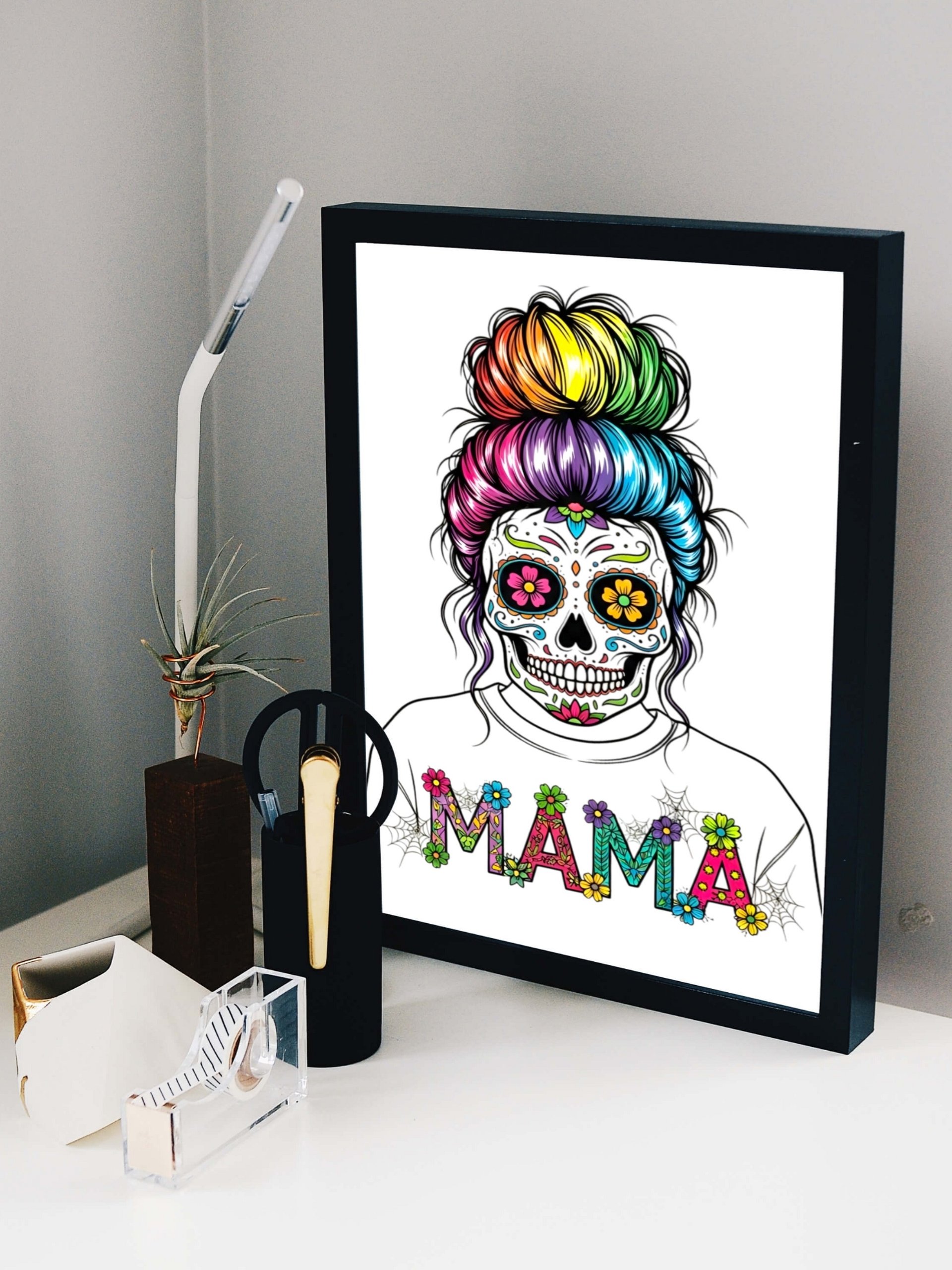 Vibrant Mama Sugar Skull Digital Download product image (6)