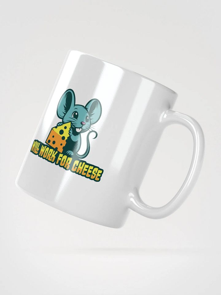 Will Work for Cheese – Funny Mouse Coffee Mug product image (2)