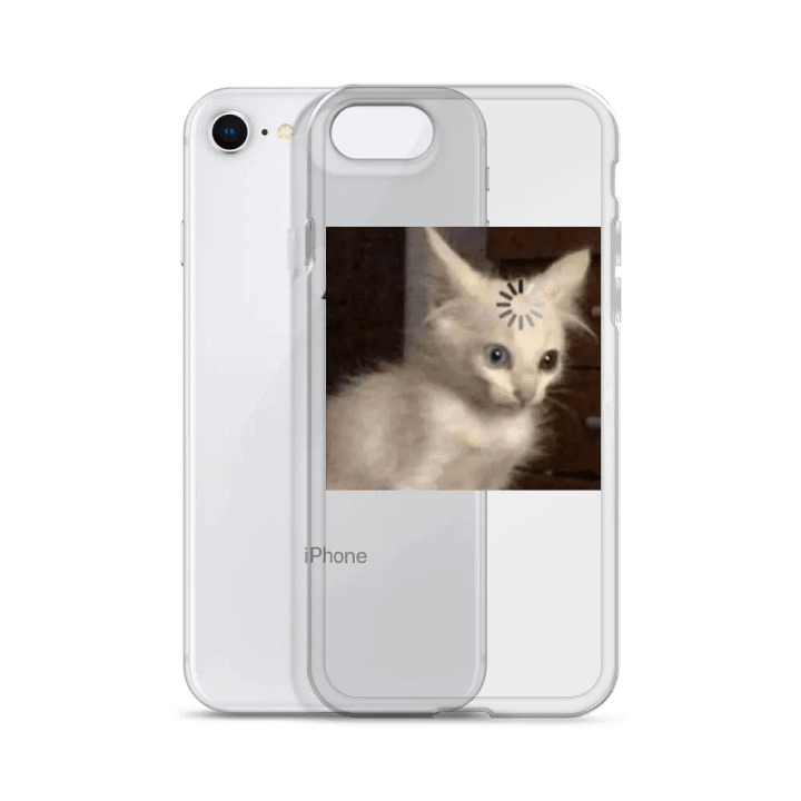 Loading Cat Confusion Clear iPhone® Case product image (328)