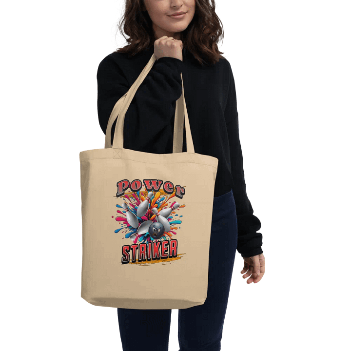 Power Striker Bowling Ball Tote Bag product image (2)