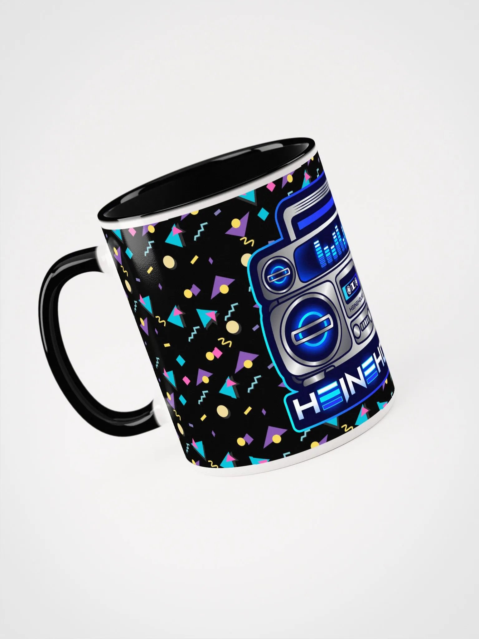 Two-Tone Coffee Mug - Boombox with inside color product image (4)