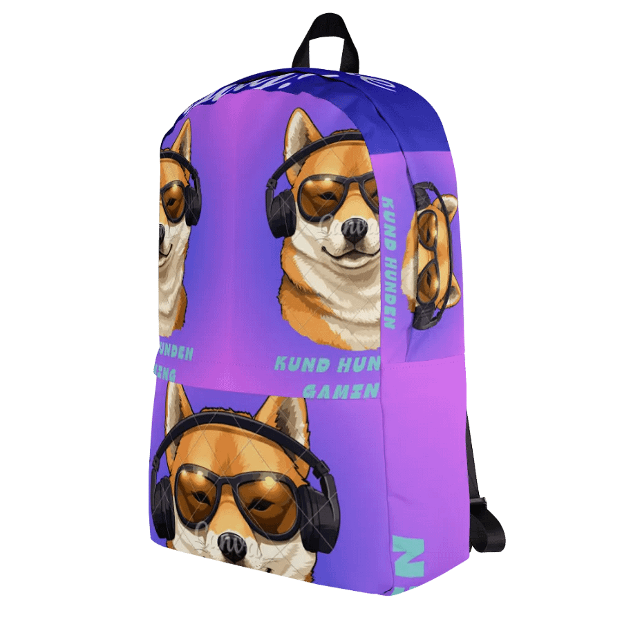 Gaming Shiba Inu All-Over Backpack product image (4)
