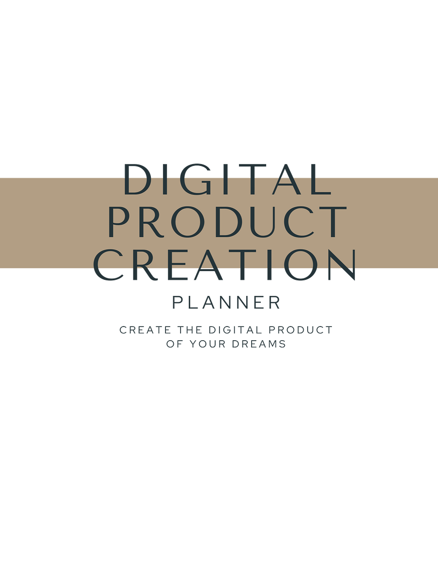 Get My Digital Product Creation Planner Now! product image (2)