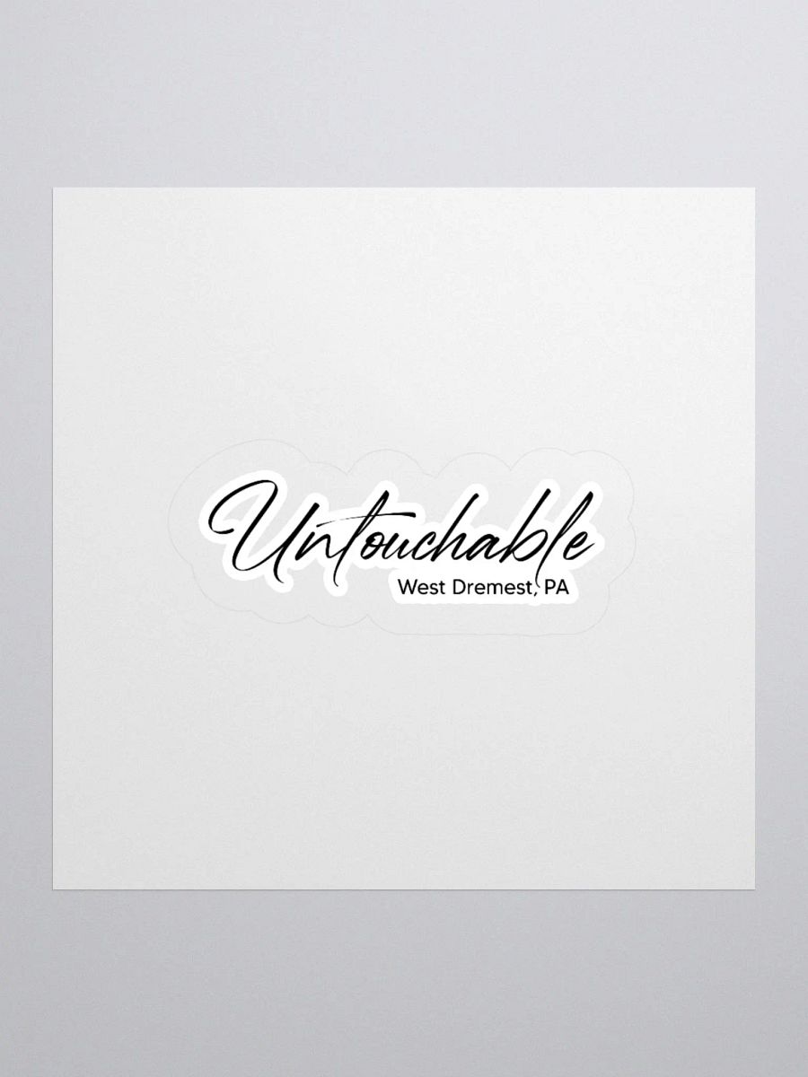 Untouchable Sticker product image (1)