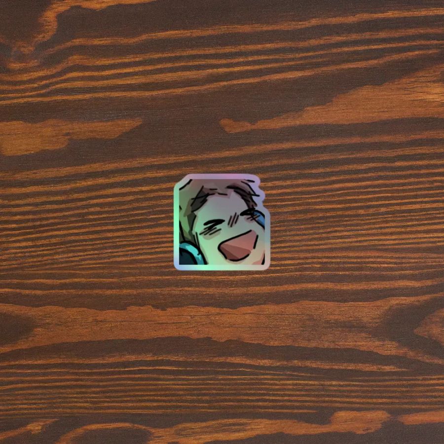 Chaabbz Lmao Holographic Emote Sticker product image (5)