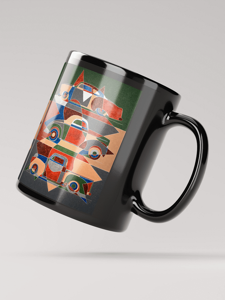 A Century of Rides III Black Glossy Mug (Original) product image (2)