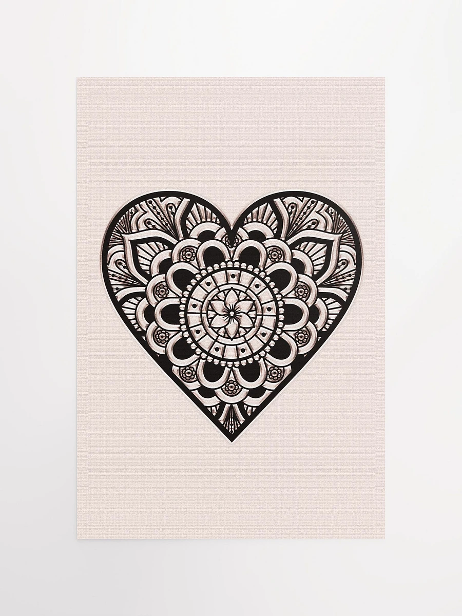Hippy Heart Parchment Poster product image (6)