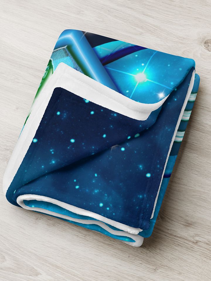Healing Code 528 Hz Miracles Light-Tech Fleece Blanket product image (2)