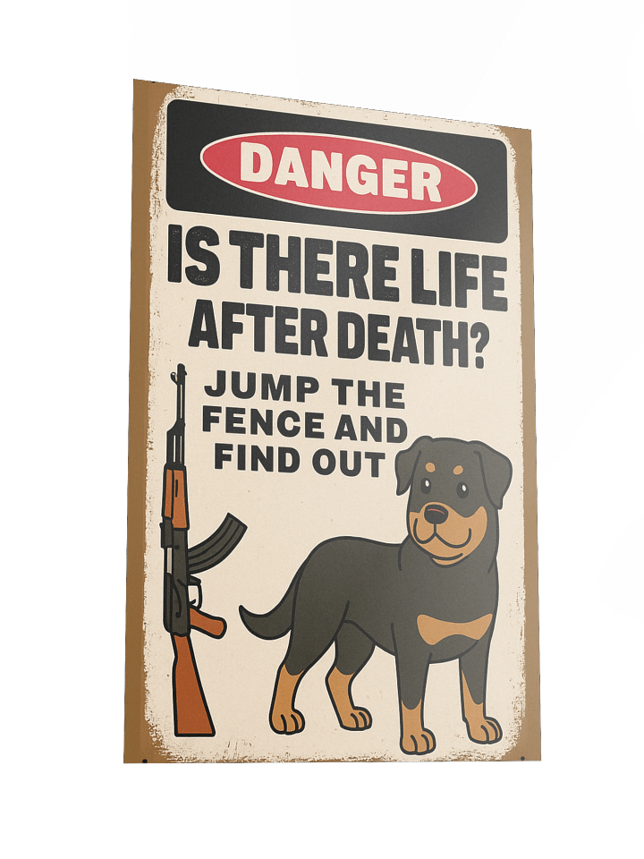 Rottweiler Warning Poster product image (4)